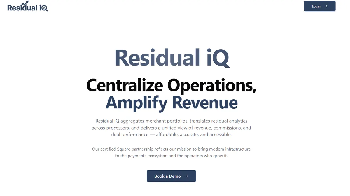 Residual iQ website preview